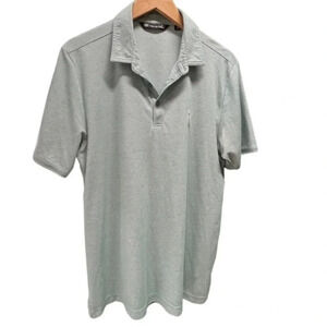 Travis Mathew Golf Polo Mens Size M Light Green Short‎ Sleeve​​​
